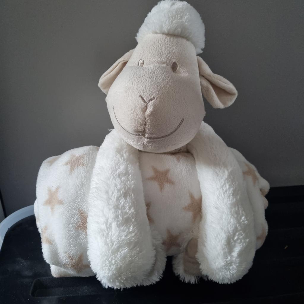 Schattig schaap knuffel met zachte deken, Overige merken, Overige karakters, Overige typen, Ophalen of Verzenden