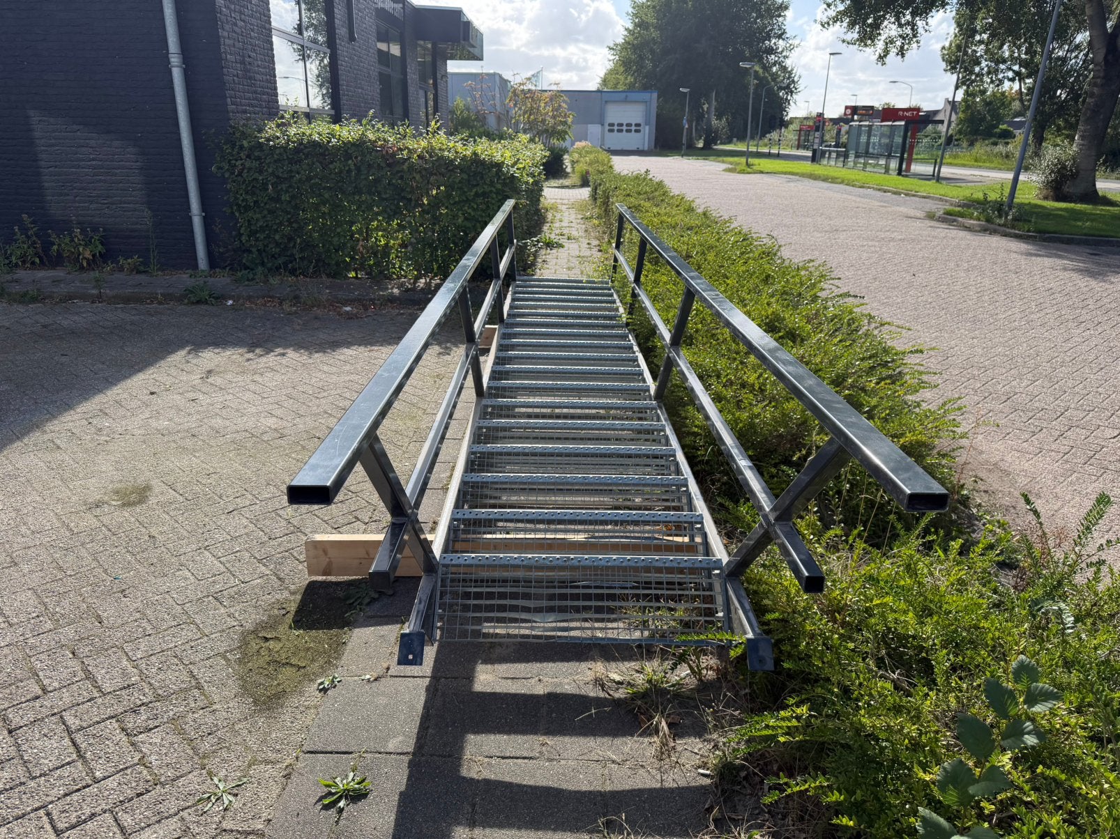 Stalen trap voor verdieping 310 hoog, Ophalen, Zo goed als nieuw, 2 tot 4 meter