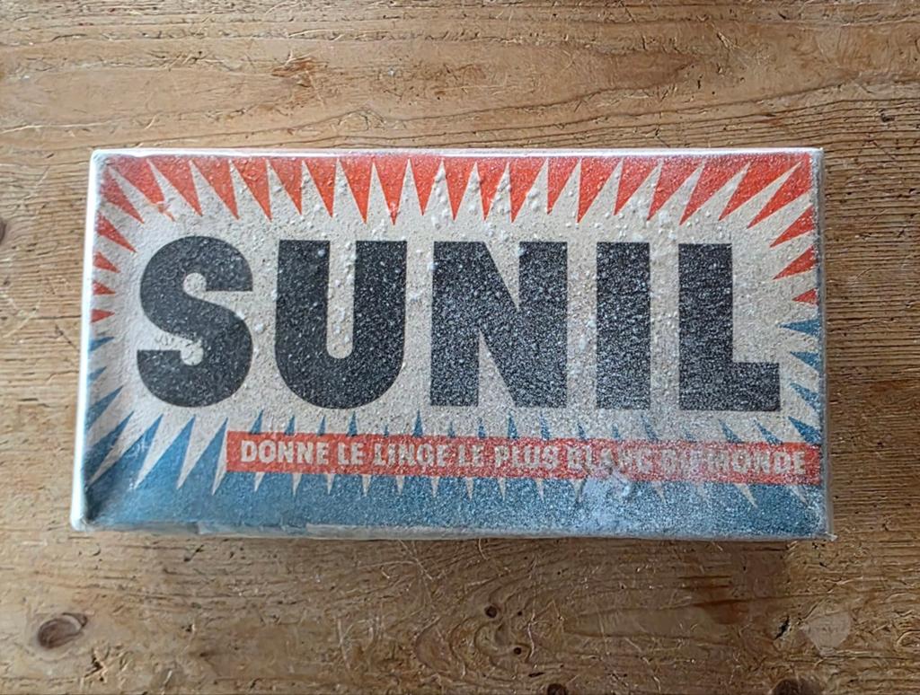 Origineel vintage Sunil waspoeder doosje (jaren 50 / 60), Antiek en Kunst, Ophalen of Verzenden