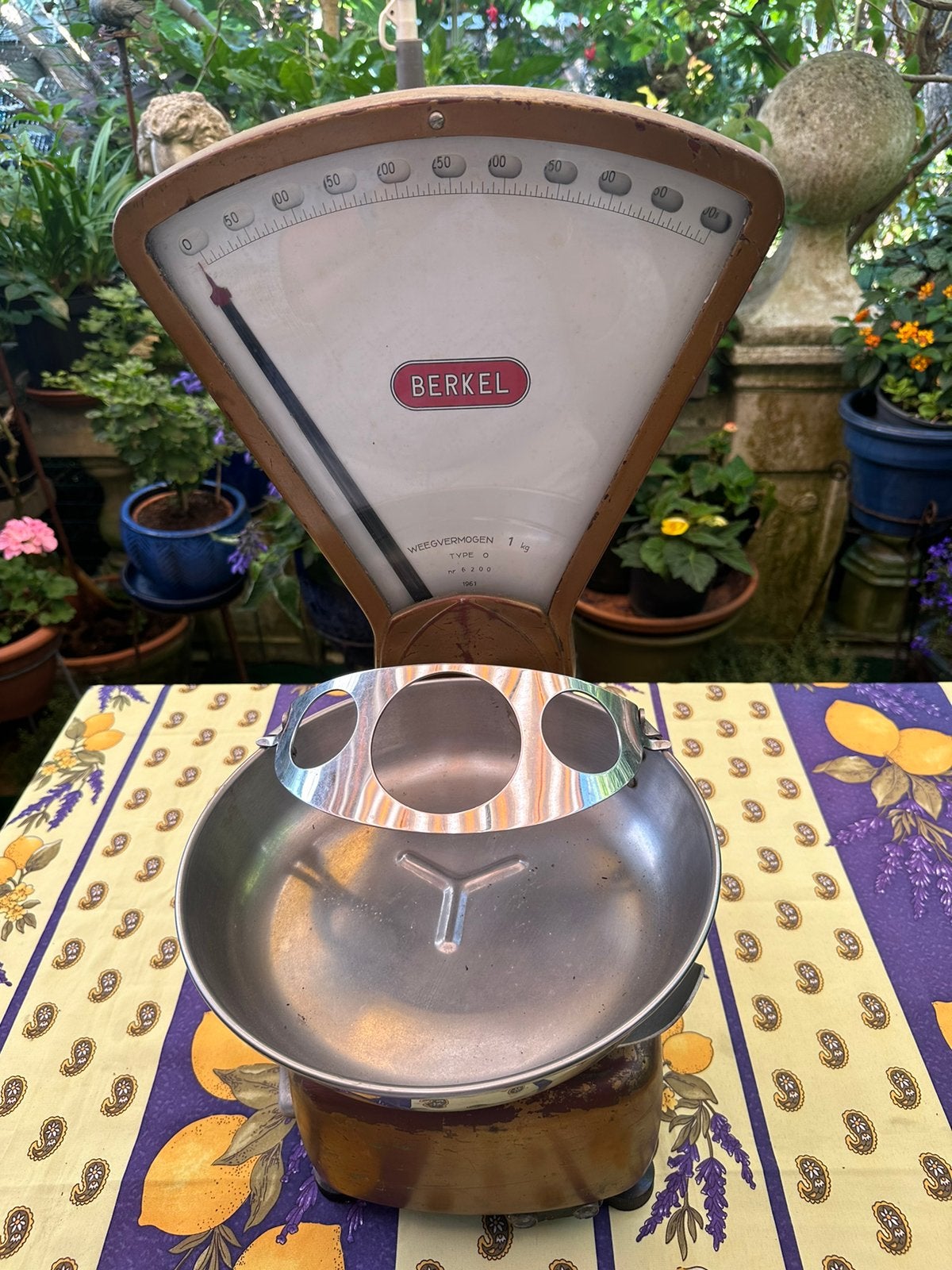 Vintage Berkel weegschaal 1961, Ophalen, Winkelweegschaal, Analoog, Gebruikt