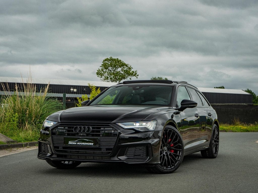 Audi A6 Avant 55 TFSI e quattro S-Line Competition|Panoramad, Auto's, Automaat, Gebruikt, Zwart, 4 cilinders