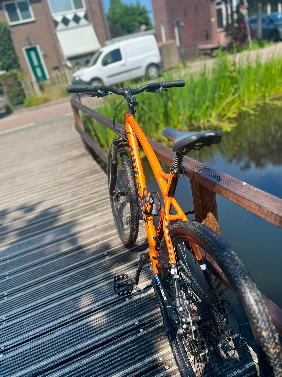 Helliot mountainbike, Ophalen, 24 inch of meer, Aluminium, Zo goed als nieuw