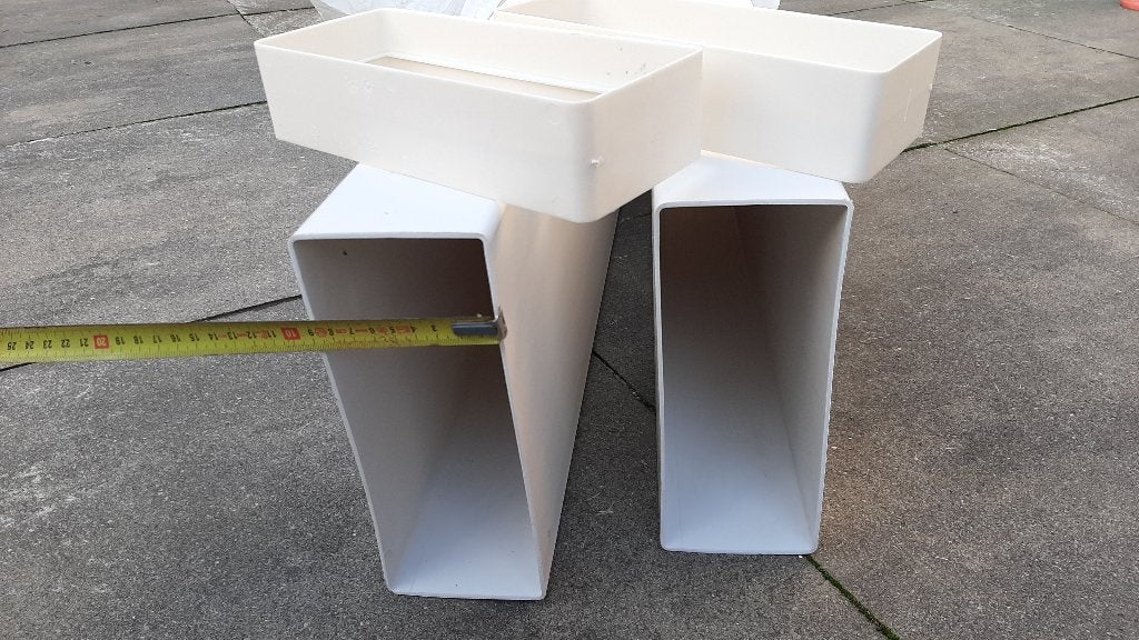 Rechthoekige ventilatieleidingen., Ophalen, Nieuw, Ventilator en Afzuiger