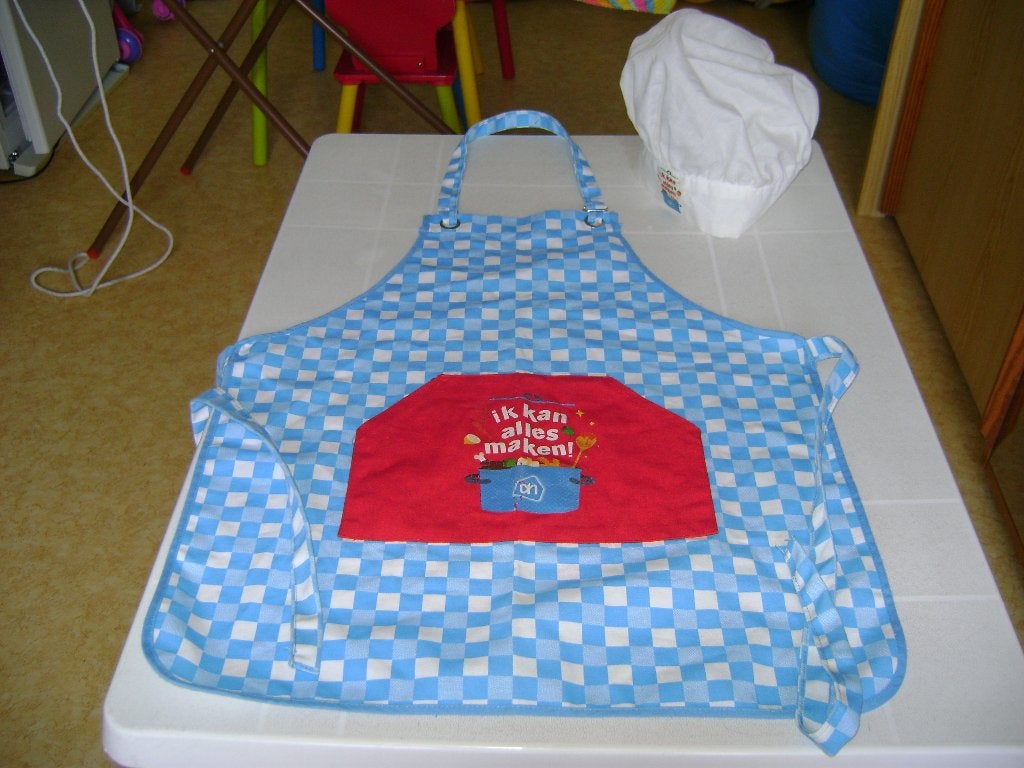 2del ah schortje met koksmuts met beide ik kan alles maken, Albert Heijn, Ophalen of Verzenden