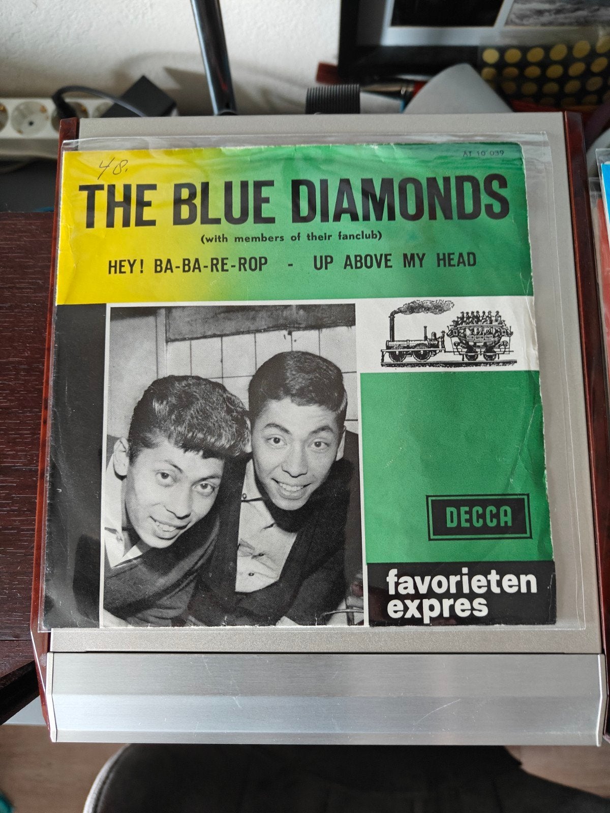 The Blue Diamonds -Hey barbarebop, Ophalen of Verzenden, Gebruikt, Pop
