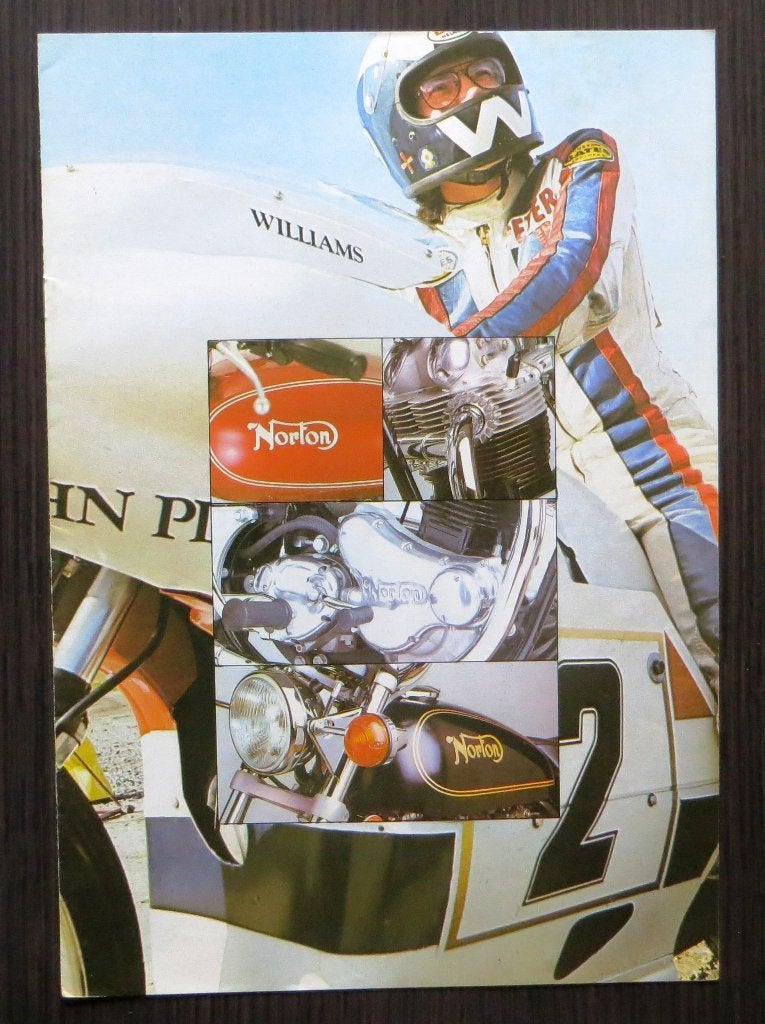Folder Norton Commando 850 - 1974 - 8 blz (Engels), Motoren, Handleidingen en Instructieboekjes, Overige merken, Verzenden