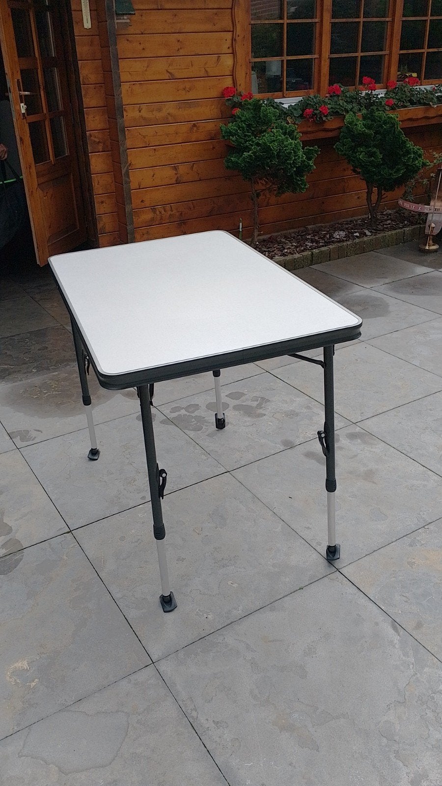 Crespo Campingtafel - Verstelbaar en Opvouwbaar, Ophalen of Verzenden, Zo goed als nieuw, Campingtafel