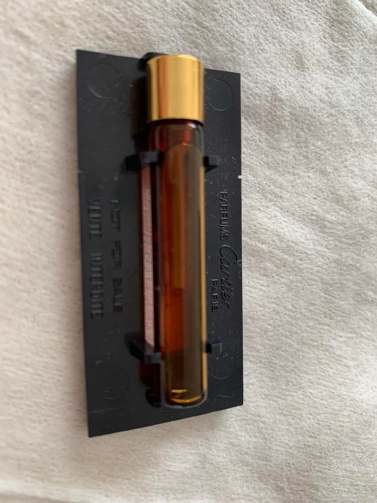 Must de Cartier Parfum - 1.1 ml Tester, Sieraden, Tassen en Uiterlijk, Uiterlijk | Parfum, Ophalen of Verzenden, Zo goed als nieuw