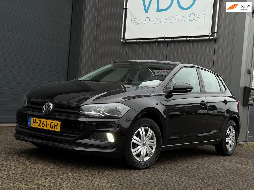Volkswagen Polo 1.0 MPI Comfortline | Airco | Cruise Control, 1005 kg, Stof, Zwart, Bedrijf