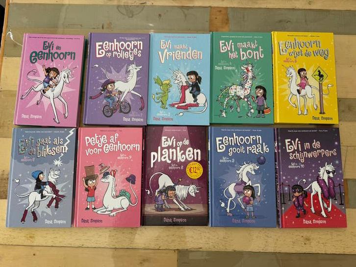 Evi en Eenhoorn boekenreeks deel 1 t/m 6, Boeken, Ophalen of Verzenden, Zo goed als nieuw, Fictie