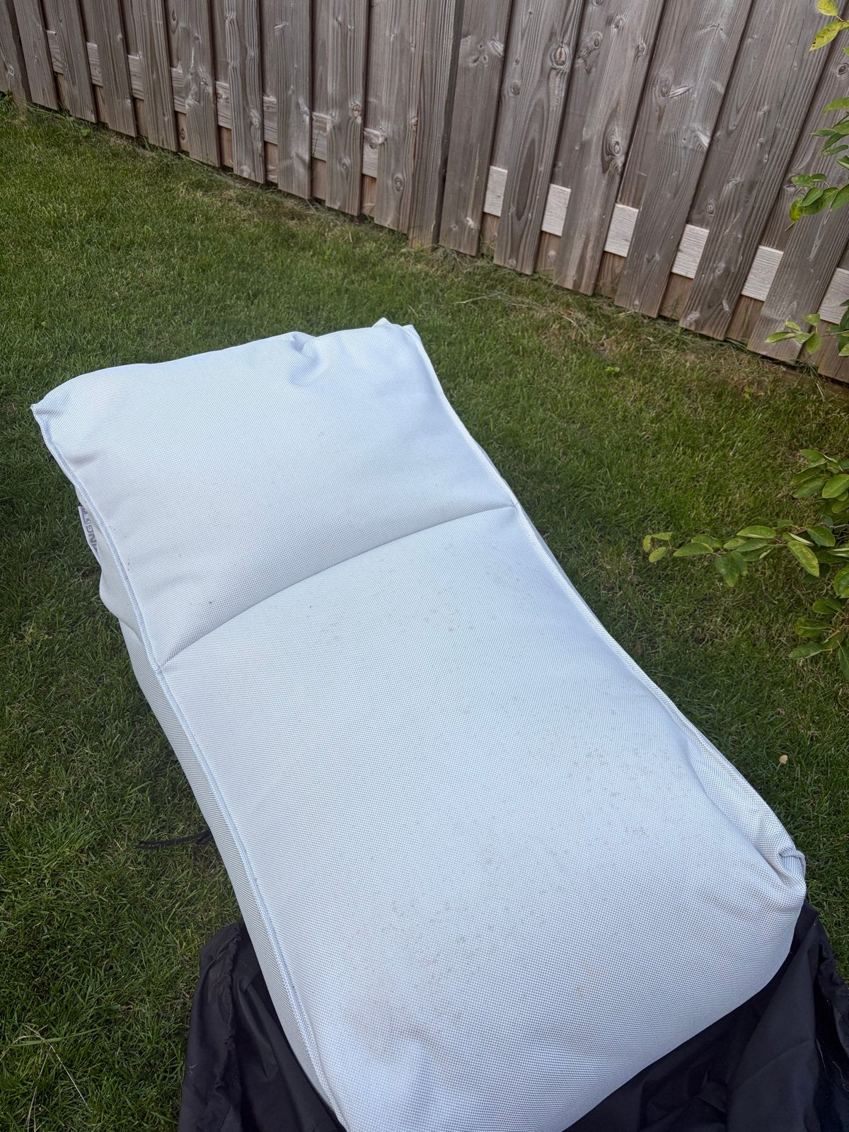 Comfortabele zitzak/lounge stoel met wasbare hoes, Huis en Inrichting, Zitzakken, Ophalen, Gebruikt, Wit, Zitzak