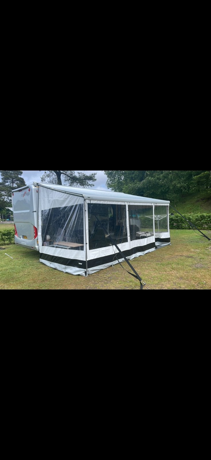 Thule Omnistor 9200 voortent zijkanten en voorkant, Ophalen of Verzenden, Zo goed als nieuw