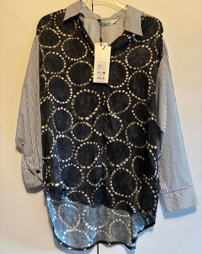 Summum blouse Midnight Blue blauw  38, Verzenden, Maat 38/40 (M), Blauw