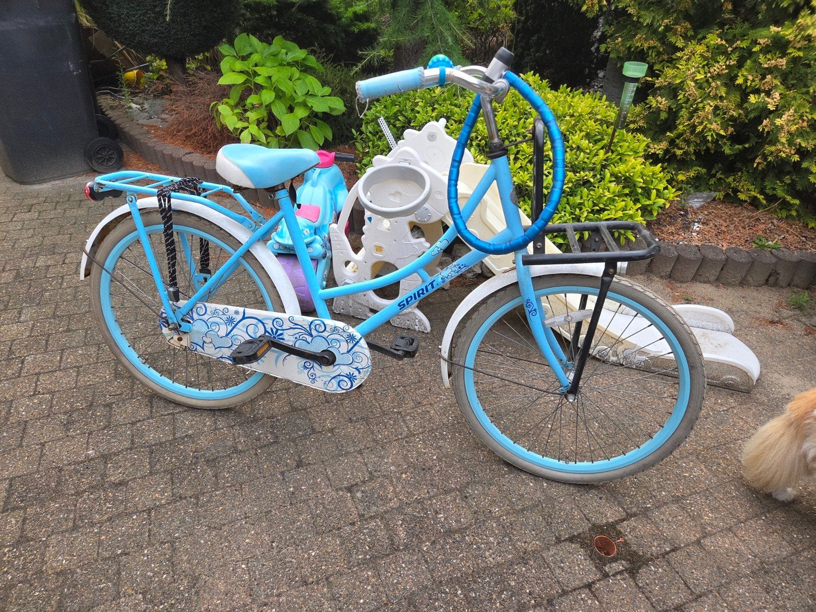 24 inch kinderfiets, Fietsen en Brommers, Ophalen, Gebruikt, Staal, Minder dan 47 cm
