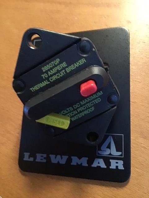 ankerlier circuit Breaker Lewmar, Ophalen of Verzenden, Nieuw