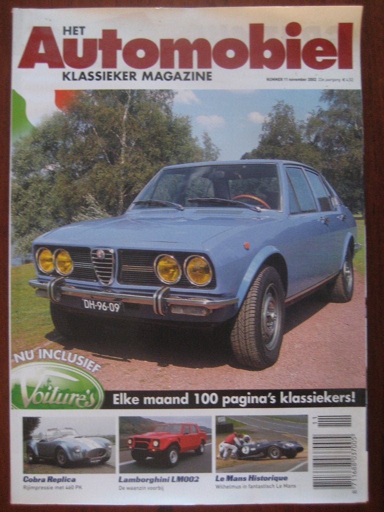 Het Automobiel 11 2002 Lambo LM002, Cobra, Alfetta Saab 9-3, Ophalen of Verzenden, Nieuw, Alfa Romeo