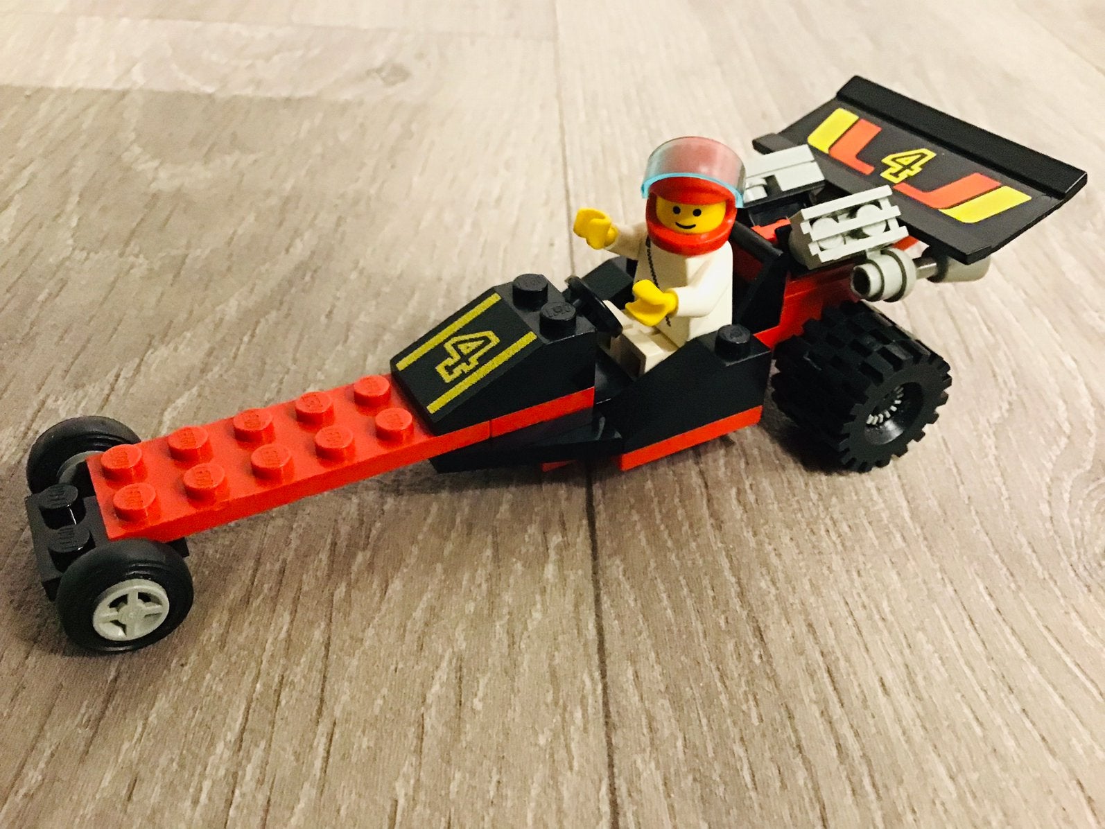 LEGO classic 6526, legoland red line racer, compleet en ZGAN, Kinderen en Baby's, Speelgoed | Duplo en Lego, Compleet, Lego, Ophalen of Verzenden