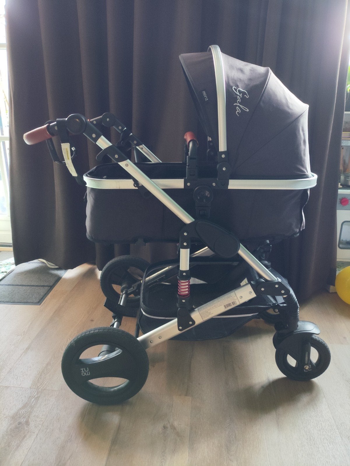 Moni Gala 3-in-1 Kinderwagen met Reiswieg en Autostoeltje, Gebruikt, Met autostoeltje, Combiwagen, Ophalen