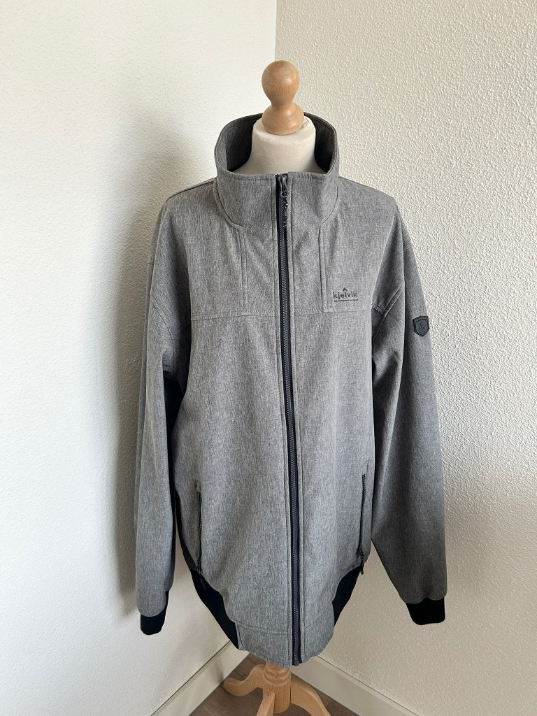 Kjevik maat 3XL XXXL grijs heren jack jas 3179, Kjevik, Maat 56/58 (XL), Zo goed als nieuw, Kjevik