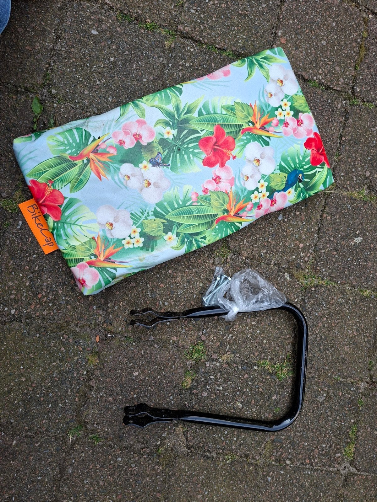 BikeCap bagagedrager kussen en rugsteuntje, Ophalen of Verzenden, Zo goed als nieuw, BikeCap