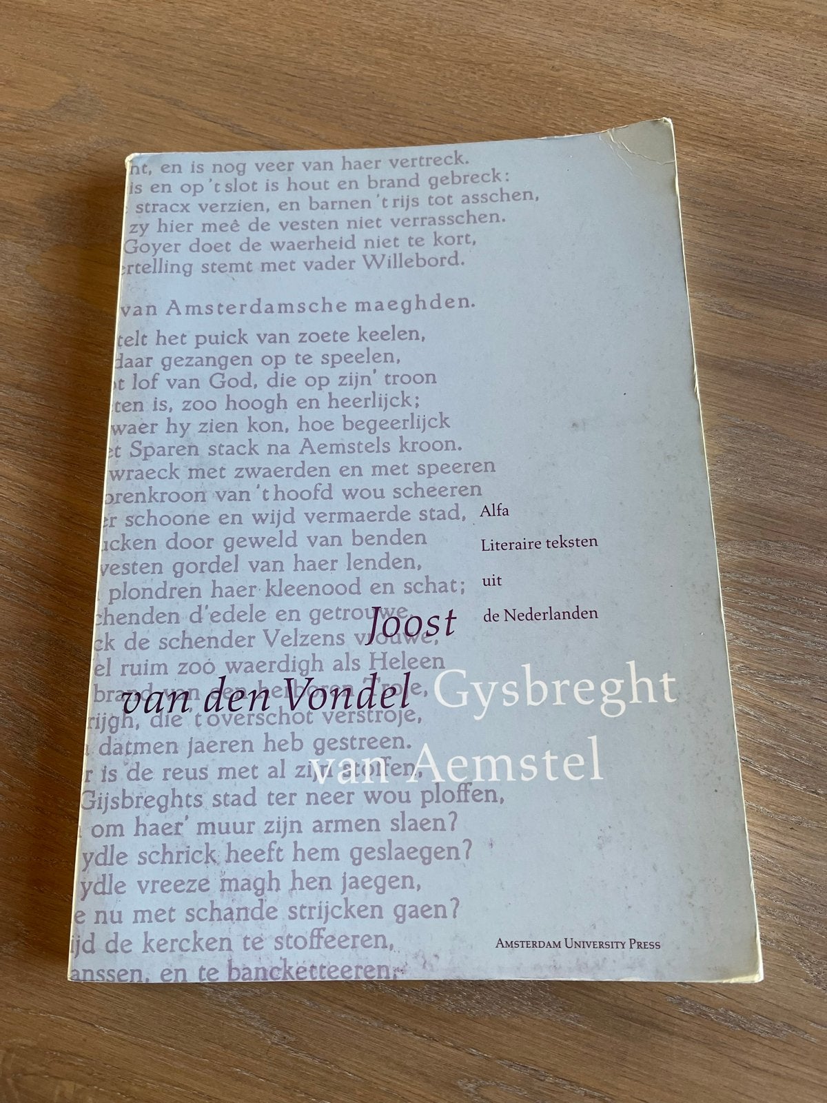 Joost van den Vondel - Gijsbreght van Aemstel, Ophalen of Verzenden, Gelezen, Nederland