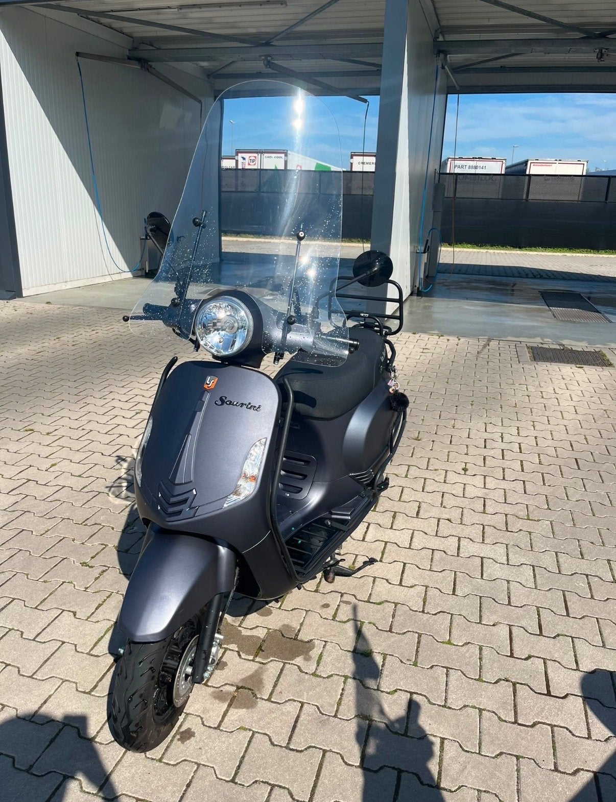 Perfect onderhouden scooter met blauw kenteken la souris, Ophalen, Zo goed als nieuw, Benzine