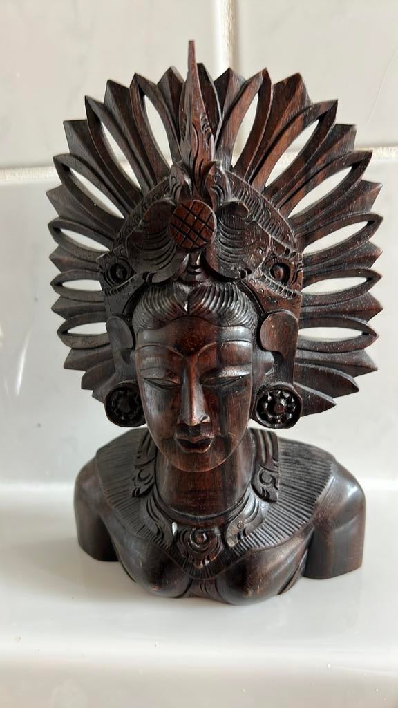 Borstbeeld Indonesië, Antiek en Kunst, Ophalen of Verzenden