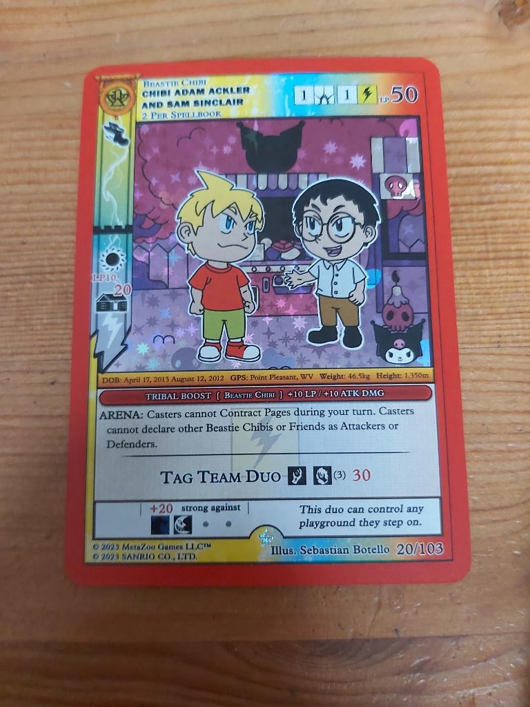 Kuromi metazoo nummer 20 (20/103), Ophalen of Verzenden, Nieuw, Losse kaart, Foil
