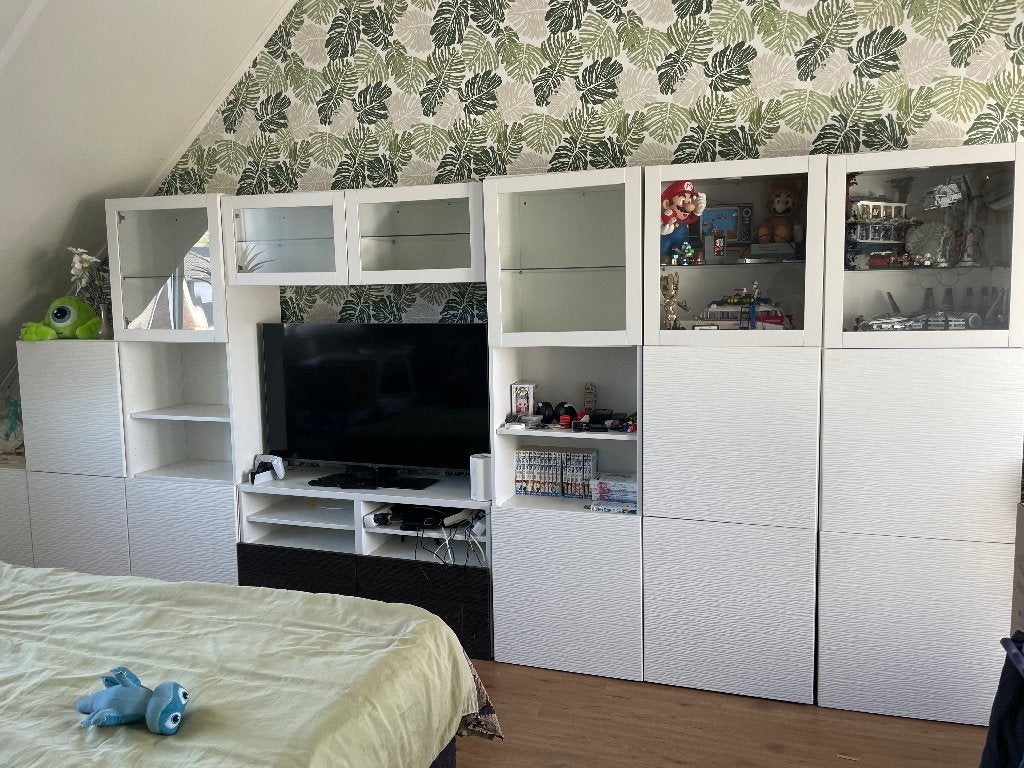 Wandmeubel/tv kast Ikea, Huis en Inrichting, Ophalen, Gebruikt, Met lade(s), Minder dan 150 cm