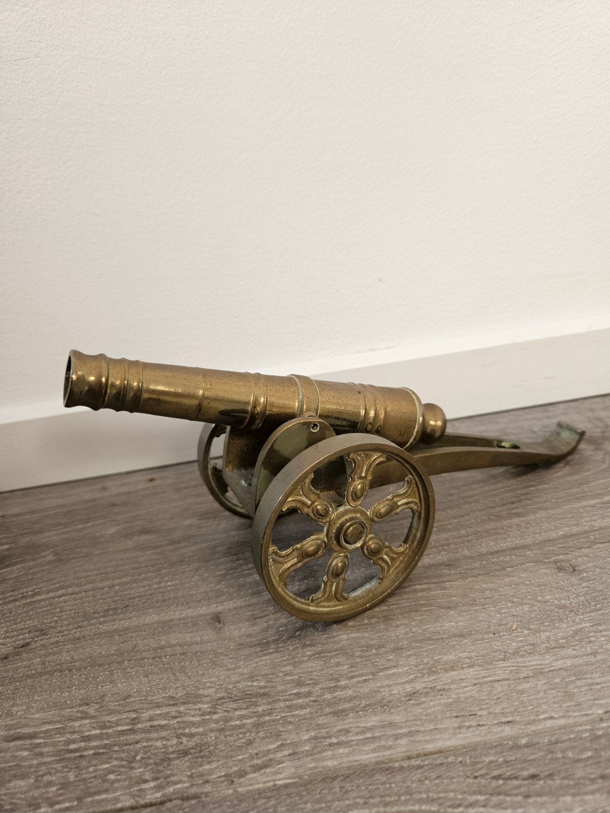 Decoratief kanon van messing, Ophalen of Verzenden
