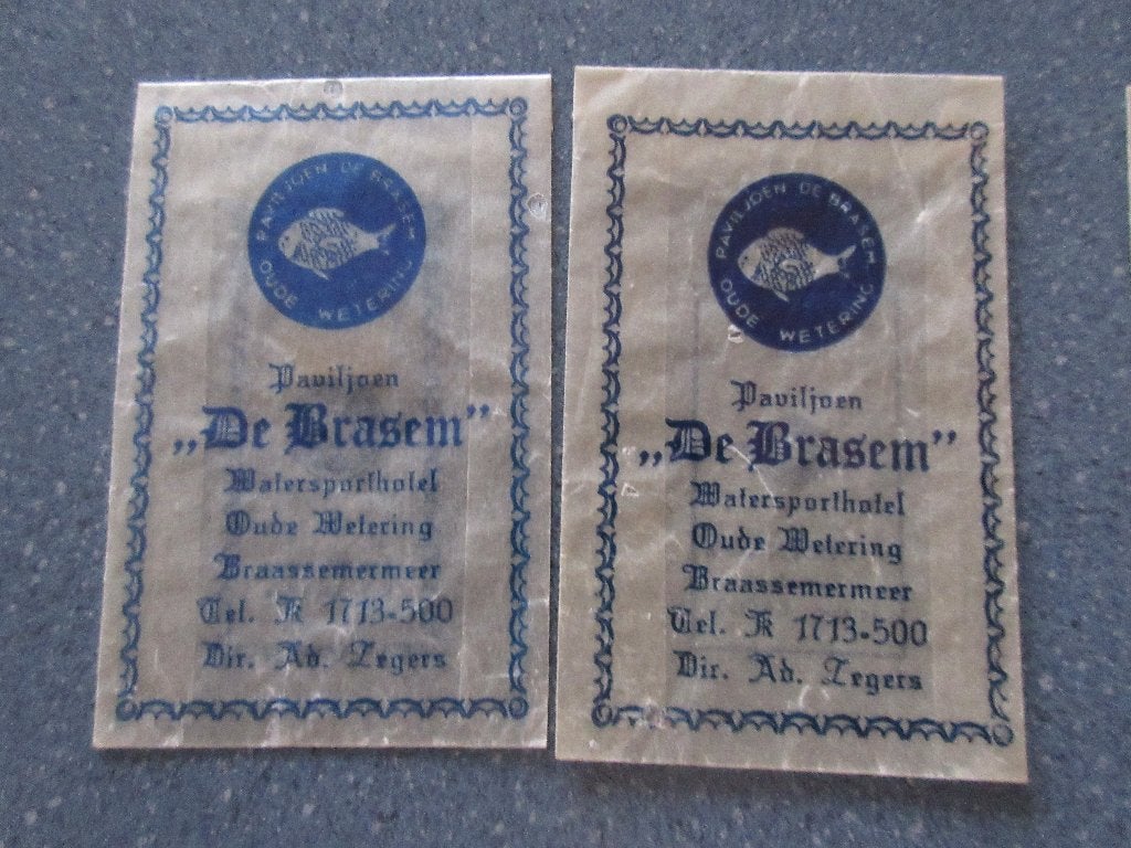 2 x Oude Wetering, paviljoen De Brasem, Verzenden, Nederland