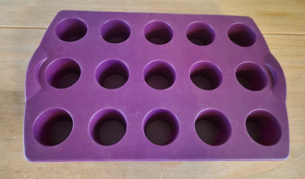 Tupperware MFV Multiflexvorm mini muffins Paars NIEUW, Ophalen of Verzenden, Nieuw, Paars, Overige typen