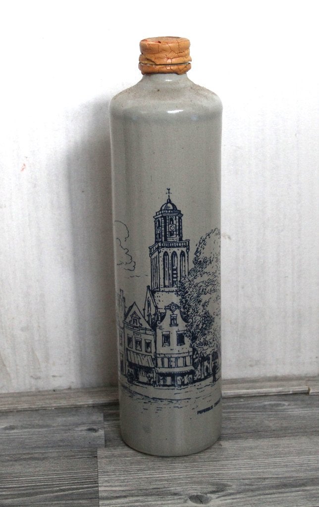Jeneverfles/kruik - Peperbus Zwolle 1860, Ophalen of Verzenden