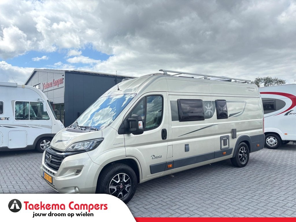 Karmann Davis 620 Enkele-bedden/Automaat/Euro-6/2018/2xAirco, Caravans en Kamperen, Automaat, Buscamper of Camperbus, Fiat, 6 tot 7 meter