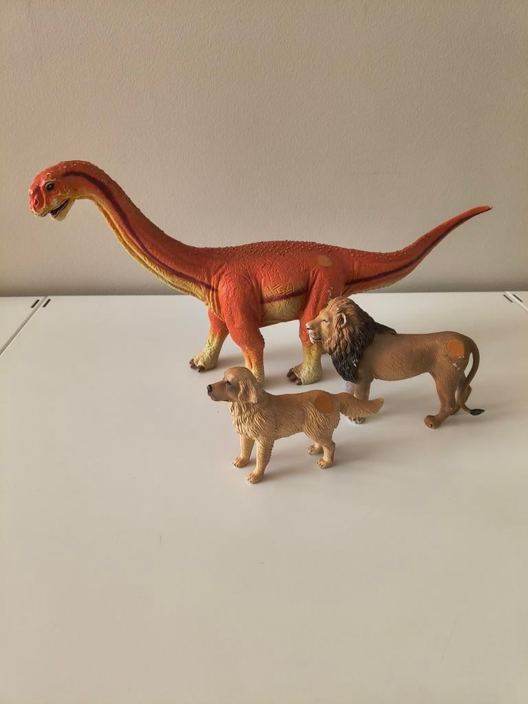 Tiptoi - speelfiguur - 3 stuks - Dino, leeuw en hond, Kinderen en Baby's, Ophalen of Verzenden