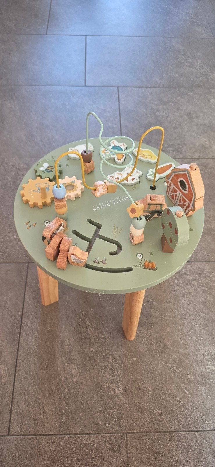 Little Dutch Activiteitentafel Boerderij, Kinderen en Baby's, Speelgoed | Houten speelgoed, Ophalen, Gebruikt, Overige typen