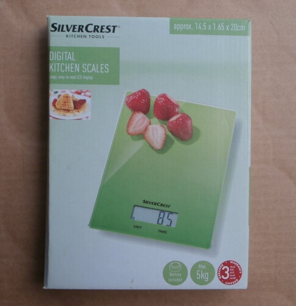 Digitale SilverCresh keuken weegschaal brievenweegschaal 5kg, Minder dan 10 kg, Keukenweegschaal, 1 tot 500 gram, Nieuw