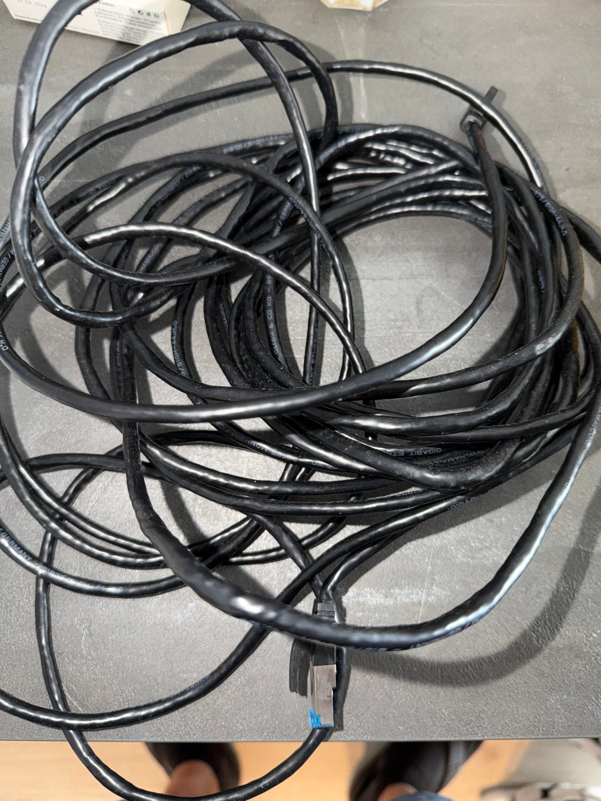 10 meter Cat 7 netwerkkabel, Computers en Software, Pc- en Netwerkkabels, Ophalen, Gebruikt