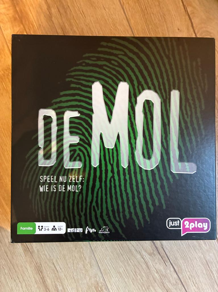 De Mol Bordspel, Hobby en Vrije tijd, Gezelschapsspellen | Bordspellen, Zo goed als nieuw, Drie of vier spelers, Ophalen