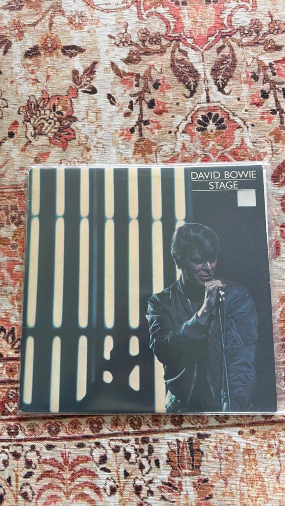 LP David Bowie - Stage, Cd's en Dvd's, Vinyl | Pop, Gebruikt, Colored vinyl, Ophalen of Verzenden, 1970 - 1979