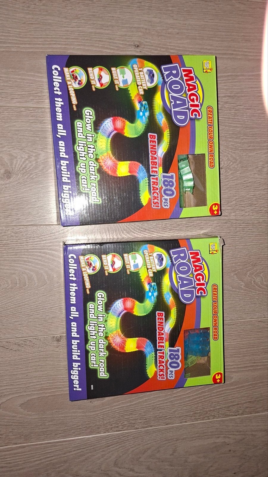 Magic Road Racebaan - Glow in the Dark, Racebaan, Nieuw, Elektrisch, Met looping