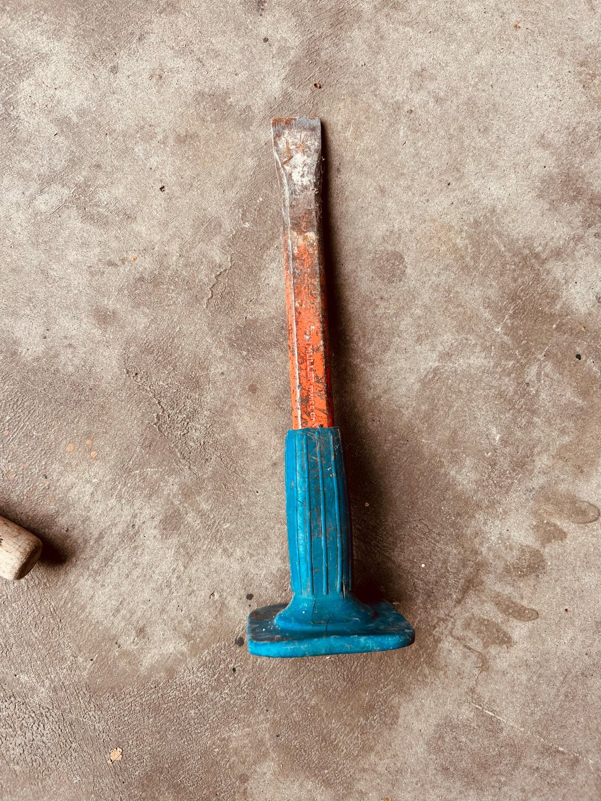 Gebruikte beitel met handbescherming, Ophalen of Verzenden, Gebruikt, Beitel, Overige merken
