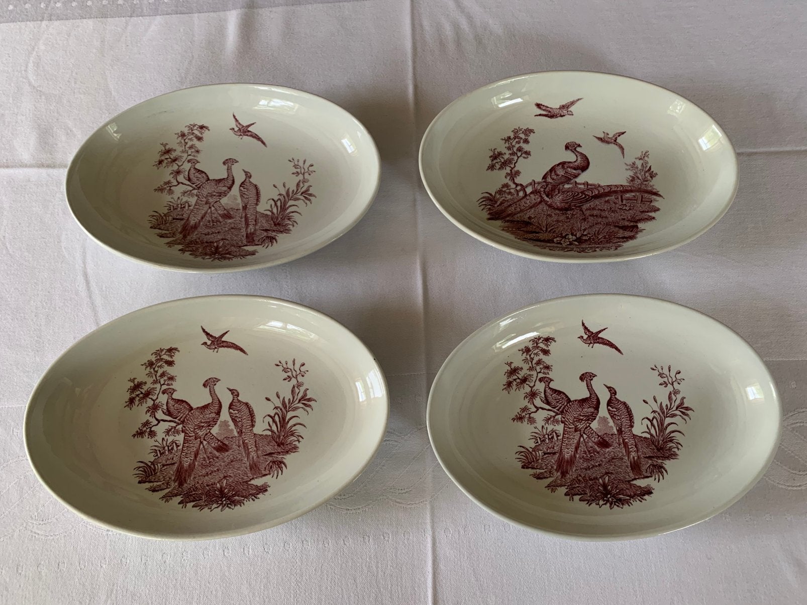 Antieke wedgwood ovale schaaltjes, Ophalen of Verzenden