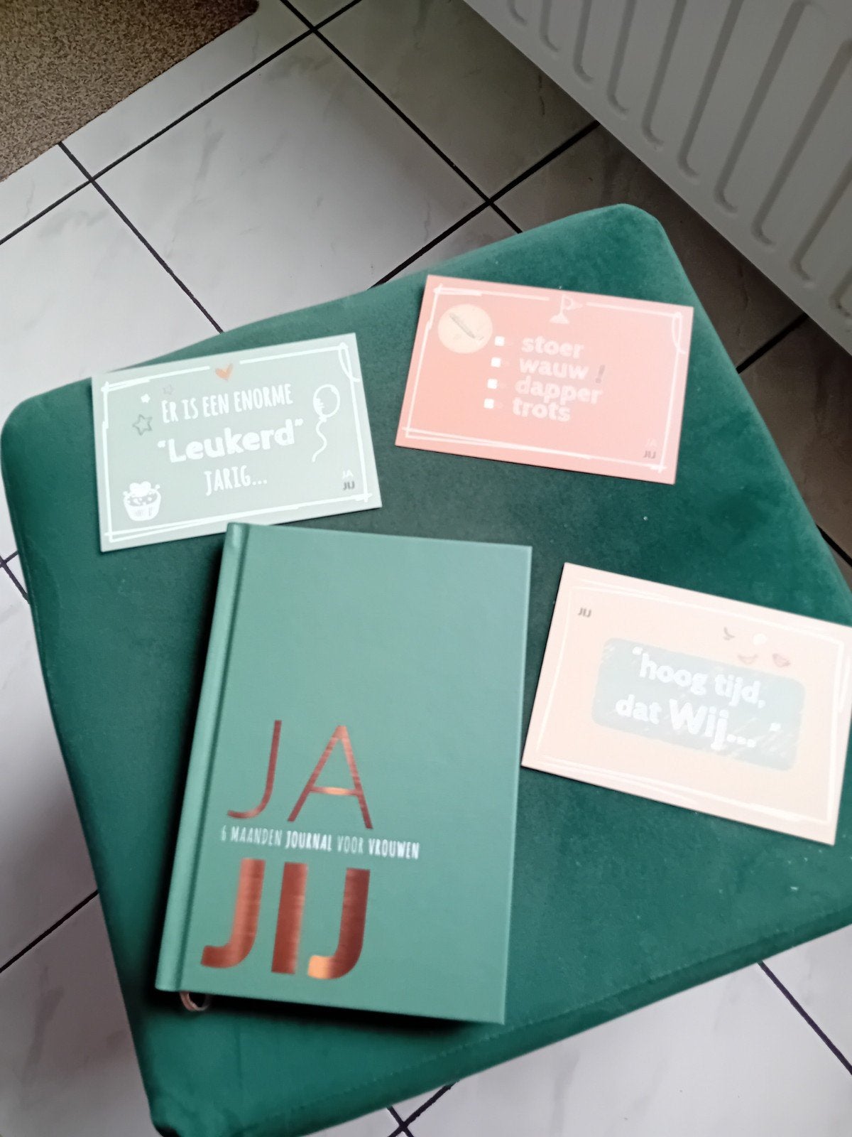 JA JIJ 6 Maanden Journal voor Vrouwen + Kaartjes, Ophalen of Verzenden, Nieuw