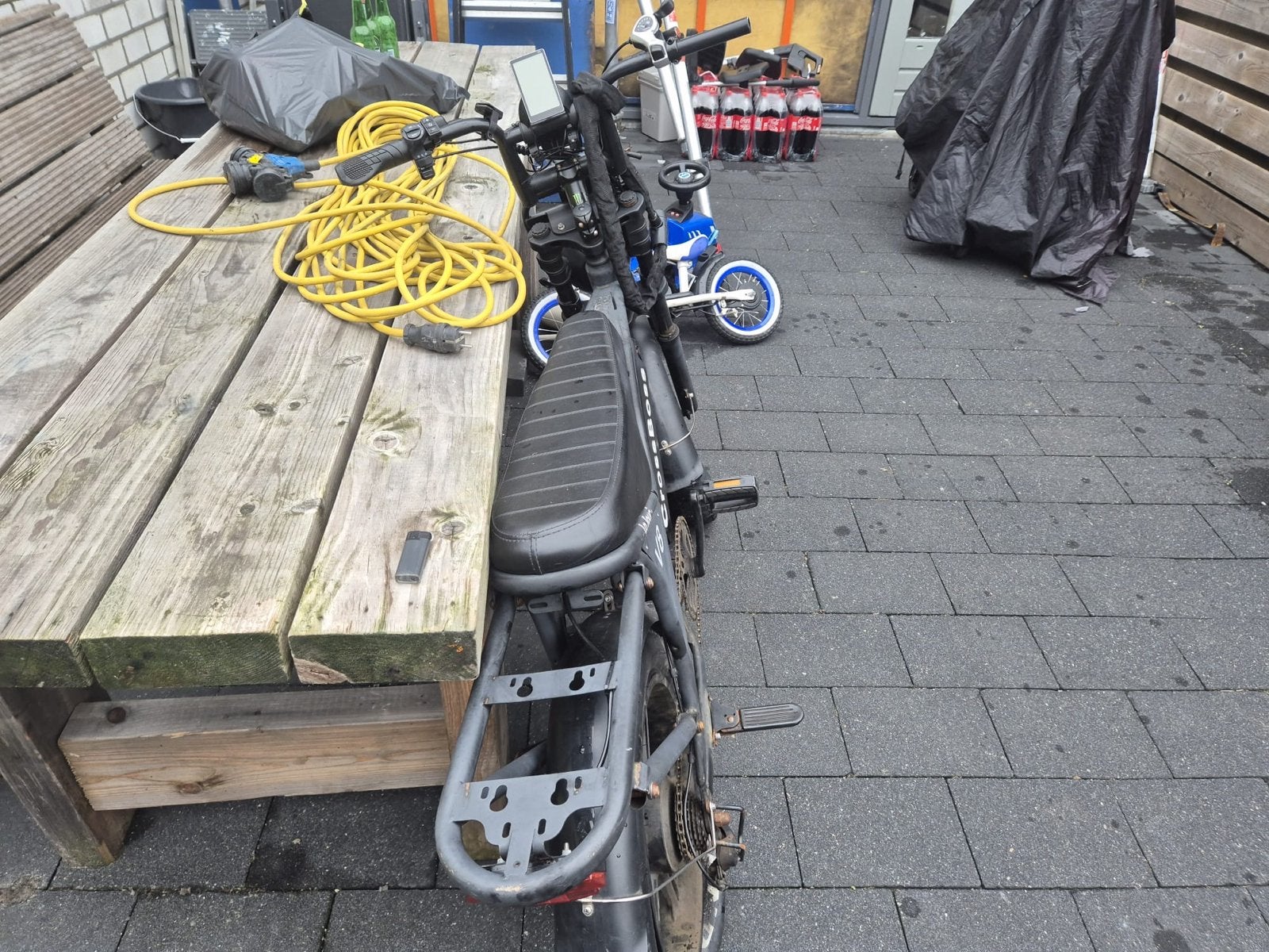 Fatbike Auxi V8 2.0 met 2 accu's, laders en slot, Ophalen, Gebruikt, Overige merken