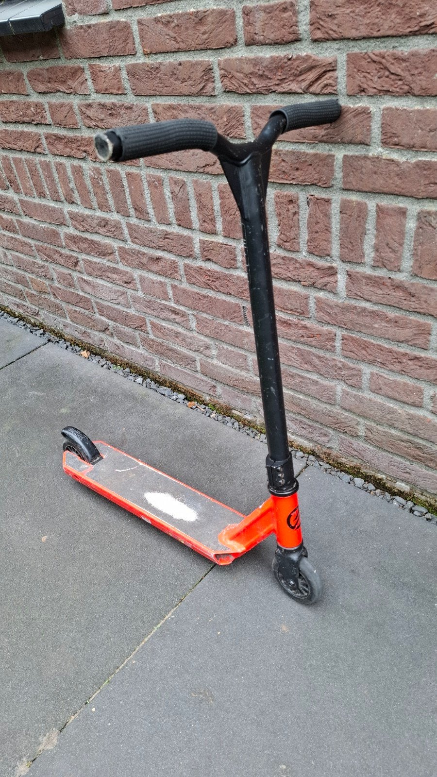 Stuntstep rood/zwart - Gebruikt, Fietsen en Brommers, Ophalen, Gebruikt, Gewone step, Onbekend