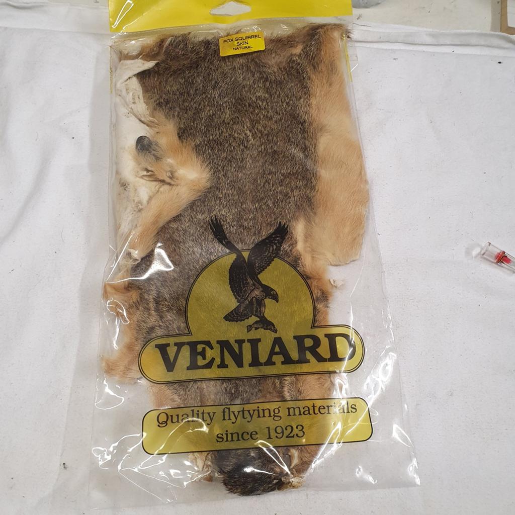 Veniard Fox Squirrel Skin - Natuurlijk vliegbindmateriaal, Ophalen of Verzenden, Nieuw, Overige typen