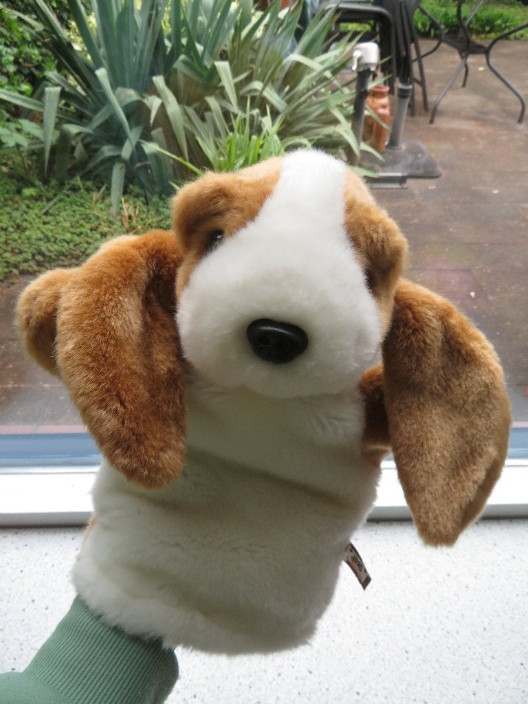 Handpop Hond Beagle Basset? merk Kuschelwuschel, Zo goed als nieuw, Wasbaar, Middelgroot (20 tot 80 cm), Hond