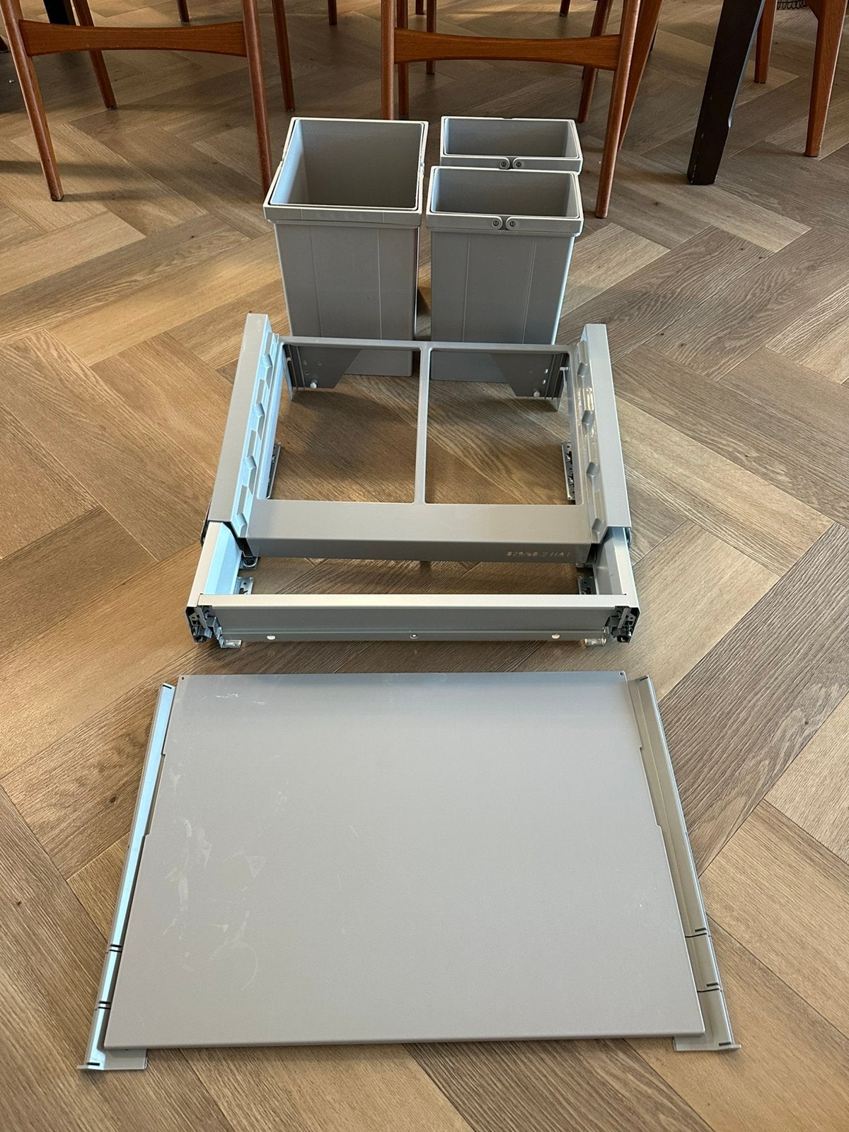 Wesco inbouw prullenbak pullboy soft 600 mm, Huis en Inrichting, Woonaccessoires | Prullenbakken, 40 liter of meer, Ophalen