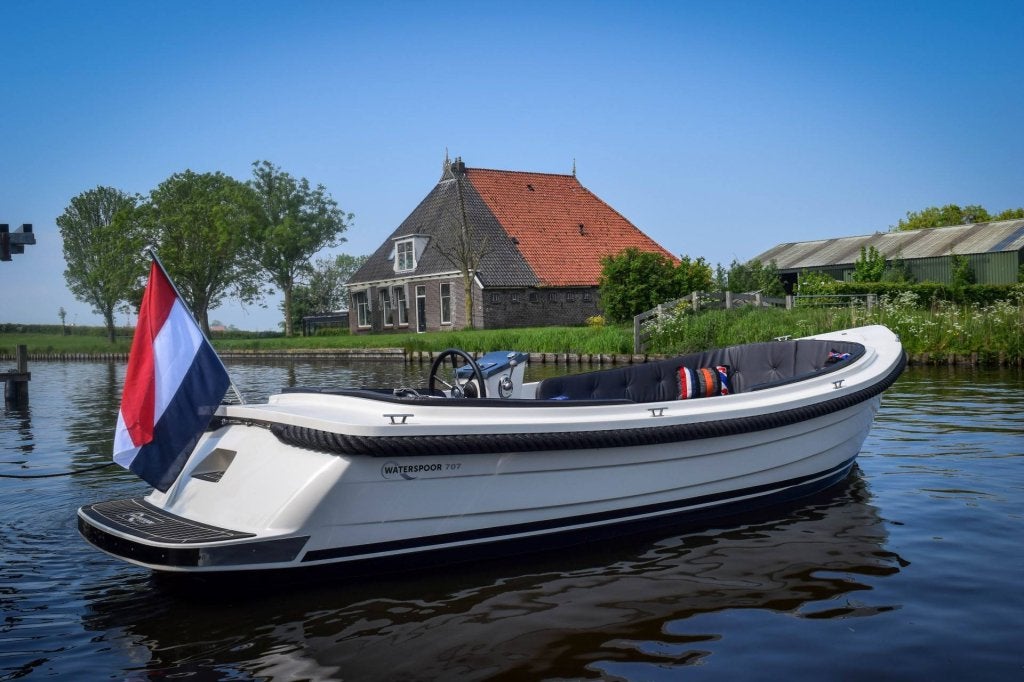 Waterspoor 707 | Luxe diesel/hybride tender | Vanaf 48.950,-, Watersport en Boten, Sloepen, Nieuw, Polyester, Overige brandstoffen